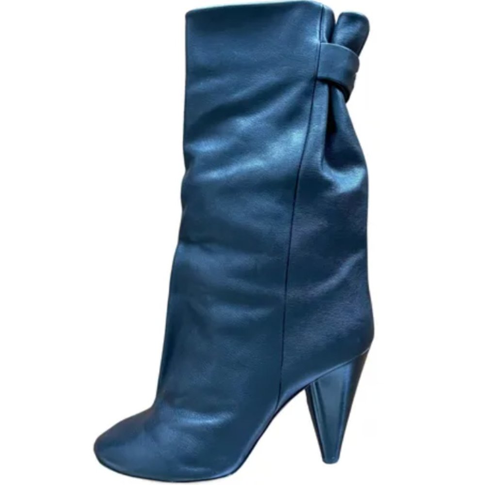 AMAZING CONDITION Isabel Marant Lakfee Leather Black Boots